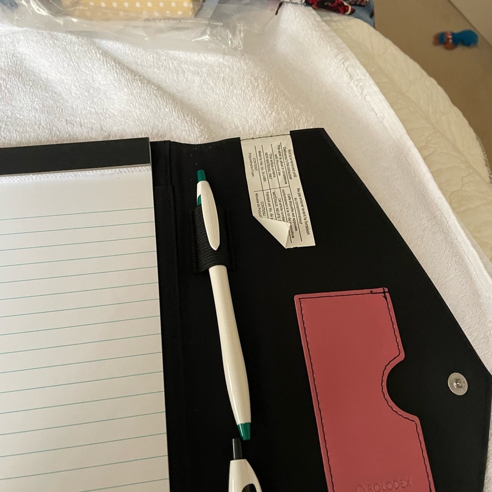 New Pink Rolodex Folio